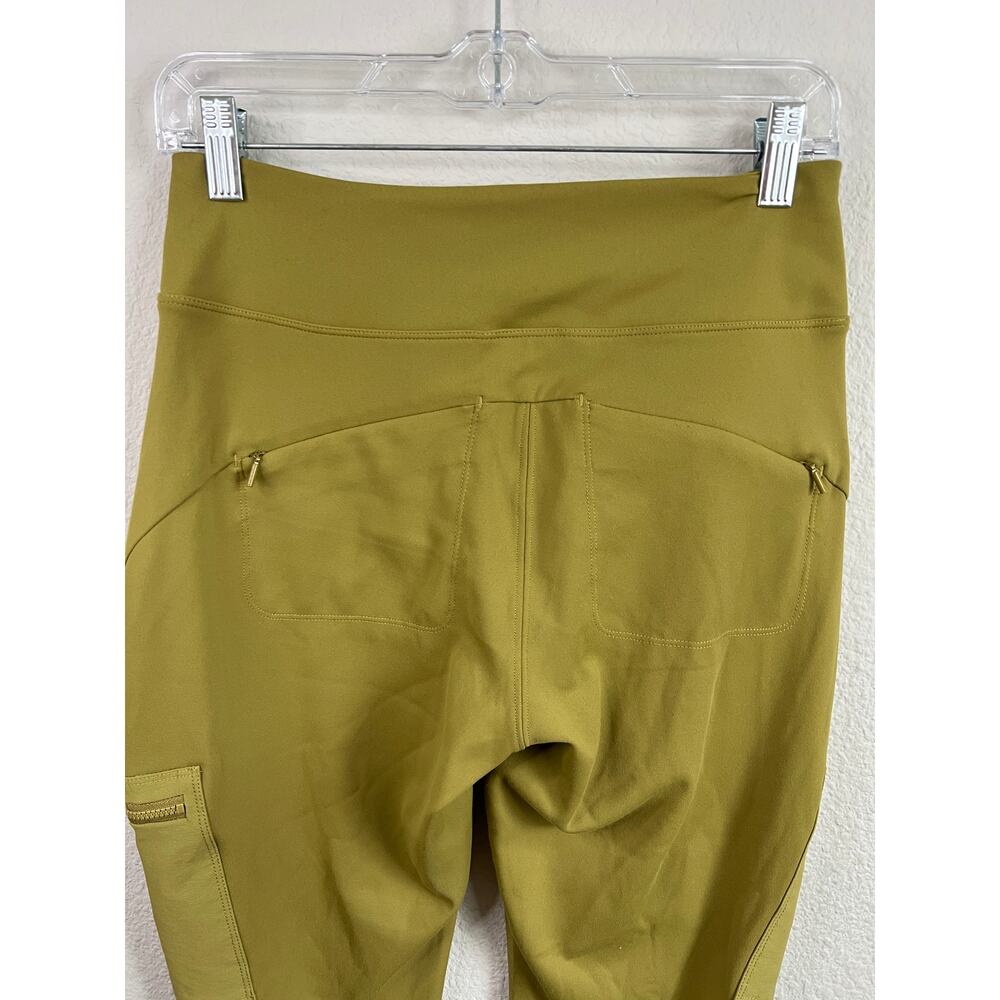 Athleta Headlands Hybrid Cargo ll Tight Leggings Women's 6 Green Hiking Pants - Picture 4 of 6